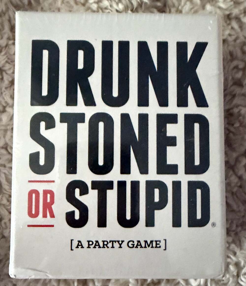 Drunk Stoned or Stupid: A Party Game (250 Cards)